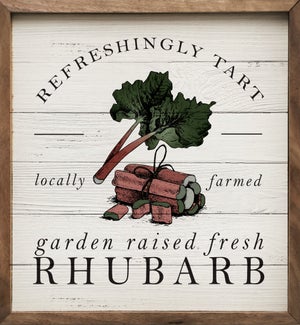 Fresh Rhubarb Whitewash